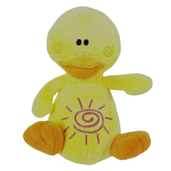 Vintage Sugar Loaf Yellow Plush Duck Plush Orange Feet Sun Design Stuffed Animal - Picture 1 of 4